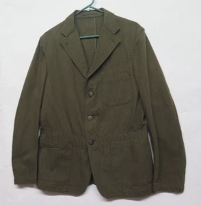Journal Standard JS Homestead Wool Blend Military Blazer Jacket Sz 40 Japan Made - Picture 1 of 15