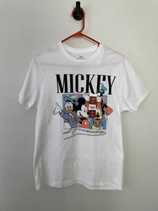 Mickey Mouse Men's Box Group Graphic T-Shirt with Short Sleeves Medium - Picture 1 of 3