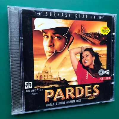 Nadeem Shravan PARDES Bollywood Soundtrack CD Hema Sardesai Kumar Sanu Chitra G+ - Image 1 of 4