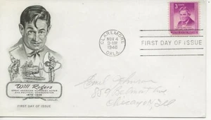 United States Comm/FDC - Will Rogers - 1948 (009) Z - Picture 1 of 1