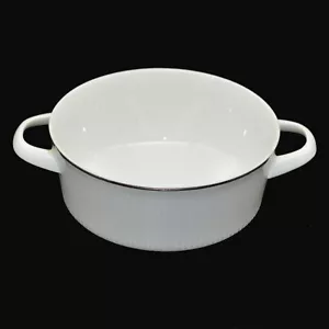 Arzberg "Sparta Secunda" Cream Soup Bowl(s) Two Handles - Platinum Trim - EUC - Picture 1 of 9