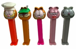 5 Assorted Garfields And Associated Characters Pez Dispensers - Picture 1 of 11