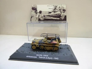IXO 1/72 Sd Kfz 250/5 AFRICAKORPS TOBRUK Libye / Allemand / German WWII 39/45 8 - Foto 1 di 12
