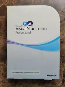 Microsoft Visual Studio 2010 Professional Full Version RETAIL Box - Picture 1 of 4