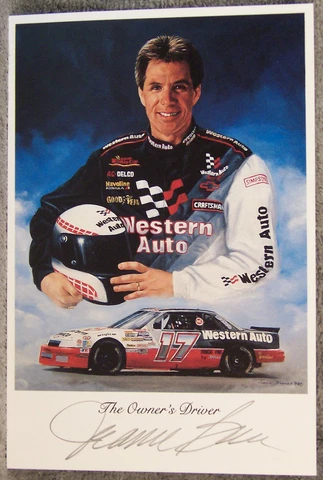 POST CARD ~ DARRELL WALTRIP ~ "THE OWNER'S DRIVER" ~ NASCAR Cover