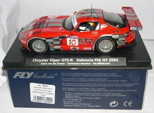 SLOT CAR FLY 88109 A205 Chrysler Viper GTS-R Valencia FIA GT'04 Zwaan-Bouchut - Bild 1 von 1
