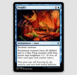 Frogify - ELD #47 Uncommon - NM / Mint Throne of Eldraine Single - Picture 1 of 2