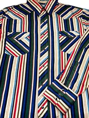 Camisa Rustler Para Hombre Botón Frontal Manga Larga Negra Algodón Poliéster L Foto 1 de 4