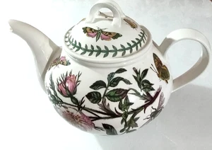 Beautiful Portmeirion Botanic Garden Dog Rose 6 Cup Teapot Tea Pot England - Picture 1 of 1