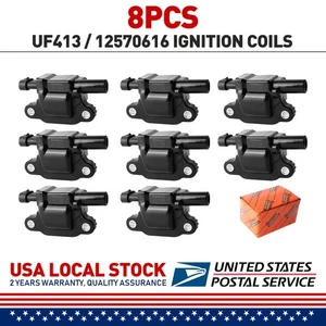 OEM 8X Ignition Coils Pack For Chevy Silverado 1500 GMC 5.3L 6.0L UF413 - Picture 1 of 15