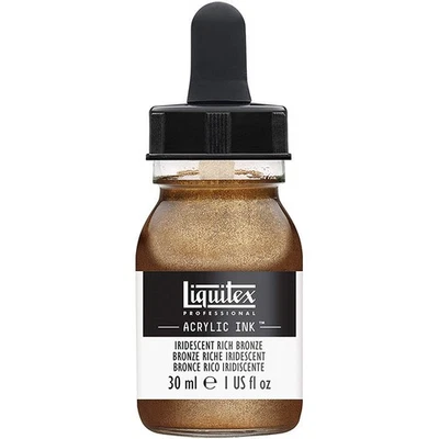 Flacon encre acrylique Liquitex Professional 30ml bronze iridescent