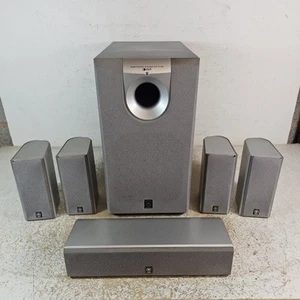 Yamaha 5.1 Home Cinema Surround Sound Speakers Subwoofer And Satellites, Working - Picture 1 of 18