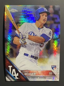 Topps Chrome Refractor Prism Corey Seager RC 2016 - Imagen 1 de 1