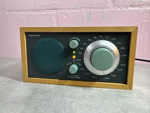 Tivoli Radio Model One, Maple case/Blue Green fascia, Henry Kloss - Picture 1 of 5