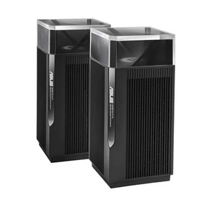 ASUS ZenWiFi Pro ET12 AXE11000 Tri-Band WiFi 6E Mesh System 2er Set Schwarz - Bild 1 von 8