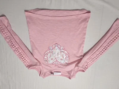Top de manga larga unicornio rosa place para niños con detalles de encaje talla 5/ Foto 1 de 4