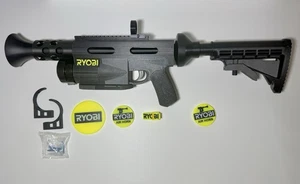 Carbon Fiber Air Horn Gun.  LOUDEST HORN! Blacked Out +stock +logo - Picture 1 of 1