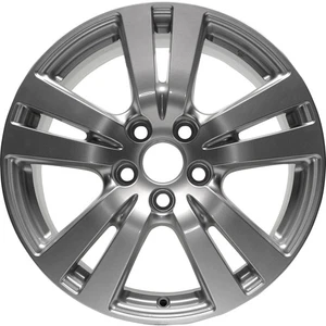 18x8 5 Double Spoke New Aluminum Wheel Painted Bright Silver 560-64088 - Picture 1 of 1