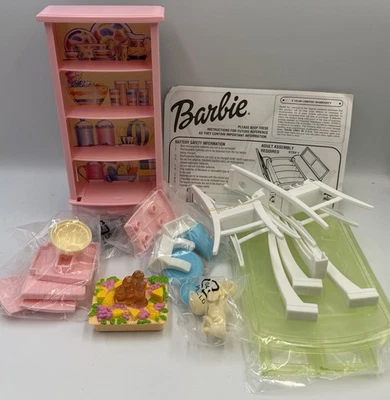 Barbie 1999 juego de comedor iluminado #67551-95 no ilumina Mattel Foto 1 de 4