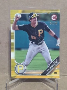 2019 Bowman Prospects Gold #34/50 Cole Tucker - Picture 1 of 2