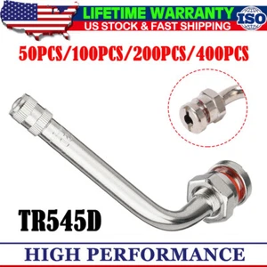 50PCS-400PCS Truck Tire Valve Stems TR545D For New 22.5 & 24.5 Alcoa Aluminum US - Picture 1 of 20