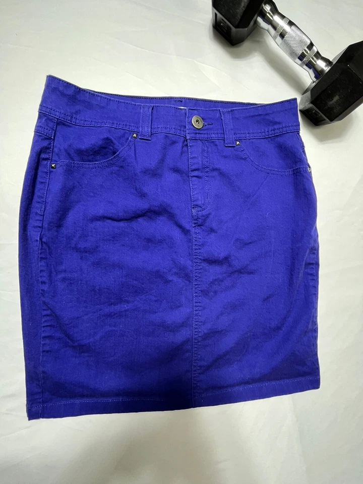 Relativity женщин мини джинсовой ткани синий размер 10 юбка #B-769 - Изображение 1 из 4