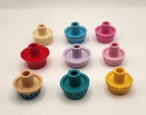 Disney Enchanted Cupcake Party Game Replacement Pieces 9 Cupcake Liners 2012 - Picture 1 of 3