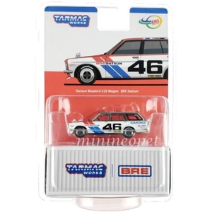 TARMAC WORKS INDONESIA DATSUN BLUEBIRD 510 WAGON BRE #46 1/64 T64G-026-BRE Chase - Picture 1 of 1
