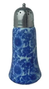 Antique Victoria Ware Ironstone Sugar- Flour Shaker EPNS Silver Plated Top - Picture 1 of 7