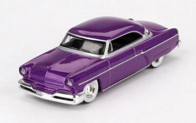 LINCOLN Capri - Hot Rod - 1954 - purplemetallic - Mini GT 1:64 - Immagine 1 di 4