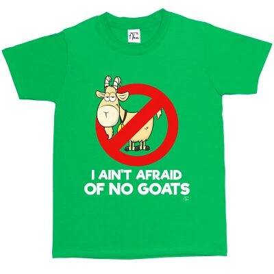 1Tee Kids Girls I Ain't Afraid Of No Goats T-Shirt