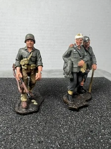 Britains WILLIAM-17387, 2 Captives Germans With Guard American, 1944-1945 - Picture 1 of 12