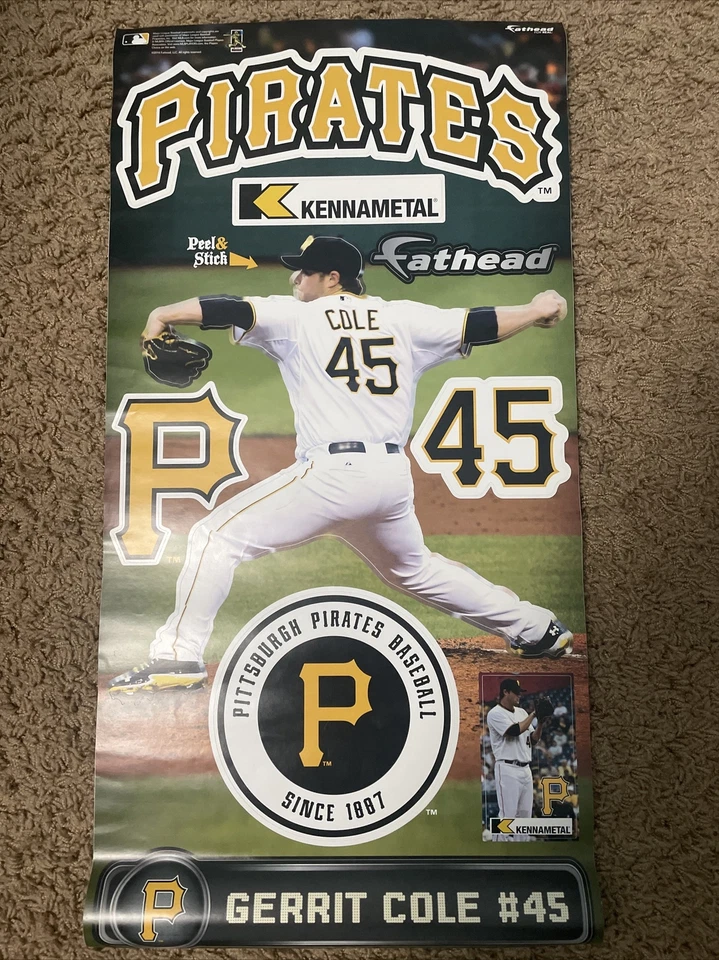 Pittsburgh Pirates Gerrit Cole Fathead Limited Edition - Image 1 of 2