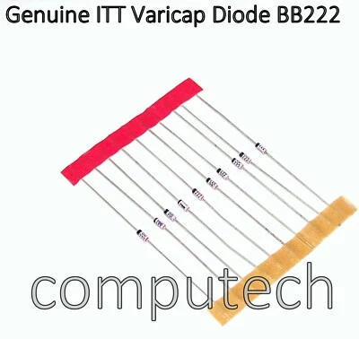 INTERMETALL HALBLEITERWERK ITT-INDUSTRIES 2 pezzi Diodo varicap BB222 Diodo originale ITT