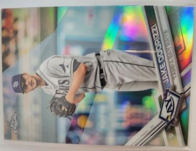 2017 Topps Chrome Jake Odorizzi Tampa Bay Rays #167 - Image 1 of 2