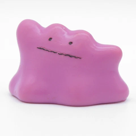 Pokemon Figure - 1997 Ditto - Bandai Kids 2" Nintendo Finger Puppet Vtg Cover