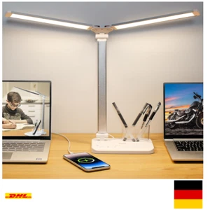 iVict Dual Swing Arm LED Schreibtischlampe - Bild 1 von 8
