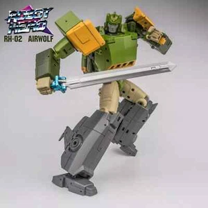 RobotHero RH02 RH-02 AirWolf Robot Action Figure Springer in stock 21CM - Picture 1 of 4