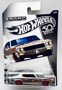 Hot Wheels 2018 50th Anniversary ZAMAC Flames #4 '70 Buick GSX 1970 1:64 FRN27 - Picture 1 of 4