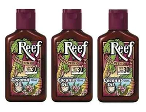3 x Reef Coconut Sunscreen Oil SPF 30 125mL - Picture 1 of 1