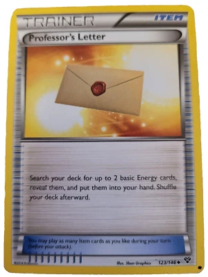 Pokemon Professor's Letter 123/146 Trainer Trading Card - Image 1 of 2
