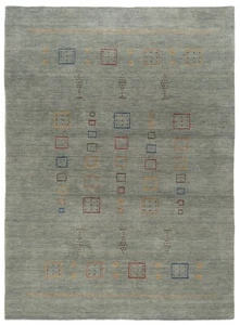 Handloom 240x170 CM Tejido a Mano Alfombra Oriental Fine Moderno Carpet - Imagen 1 de 12