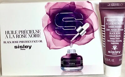 SISLEY BLACK ROSE SKINCARE BUNDLE!  OIL, CREME, MASK,EYE CONTOUR NIP - Image 1 of 4