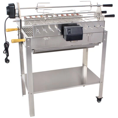 Griglia per pollo griglia per arrosto a spiedo griglia per spiedini griglia per spuntini professionale Beeketal - Immagine 1 di 4