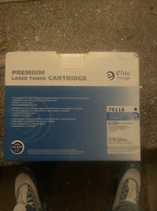 Elite Image 75116 Non-OEM HP 42X Q5942X Black Toner Cartridge - Picture 1 of 2