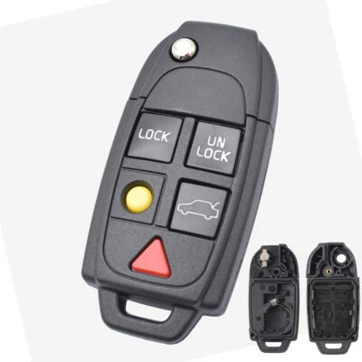 AUTO 5-TASTEN SCHLÜSSEL ERSATZ GEHÄUSE PASSEND FÜR VOLVO XC90 V70 XC70 S60 S80