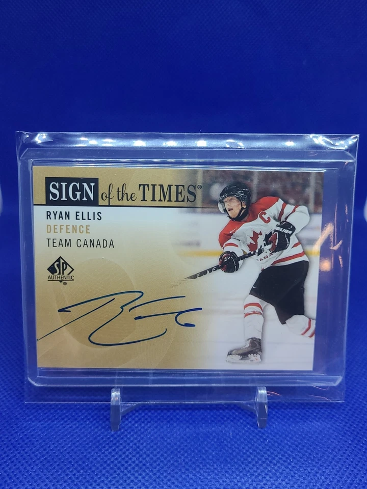 2012-13 UD SP Authentic Sign of the Times Ryan Ellis Team Canada  - Image 1 of 1