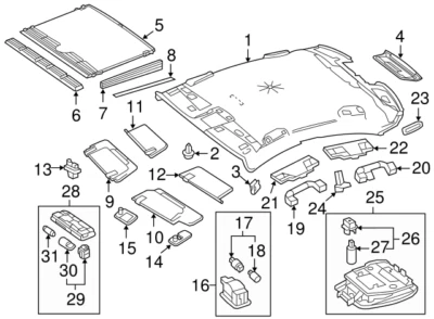 Mercedes Benz ML63 AMG ML550 ML350 ML250 2012-2015 Vent Louver 21878400539051 - Image 1 of 3