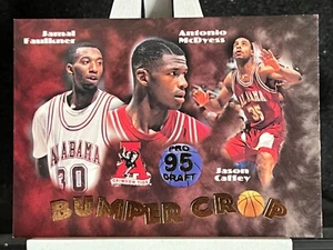 1995 Pro Draft Bumper Crop Antonio McDyess / Caffey / Faulkner - ALABAMA #BC-94 - Picture 1 of 2