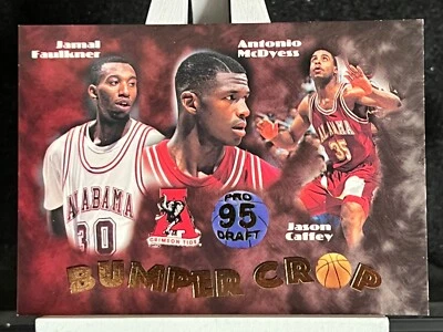1995 Pro Draft Bumper Crop Antonio McDyess / Caffey / Faulkner - ALABAMA #BC-94 - Image 1 of 2